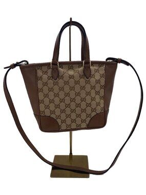 Gucci Handbag Bree GG Canvas Beige Tan